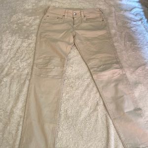 True religion Rocco style jeans color beige,relaxed skinny 32X32